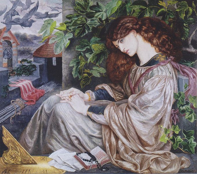 Dante Gabriel Rossetti - Pia de Tolomei par Timeless Artworks