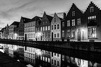 Häuser mit Treppengiebeln im historischen Zentrum von Brügge
