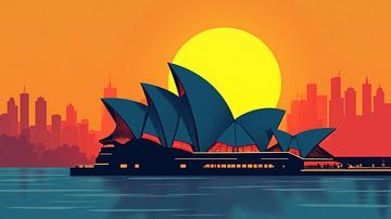 Sydney Opernhaus im Sonnenuntergang von Sunrise Group Germany