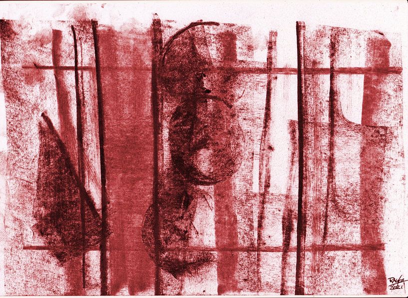 Abstraktes Rot von Ray63