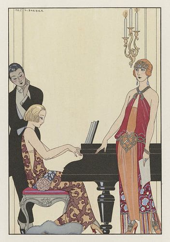 George Barbier - Incantation (1923)
