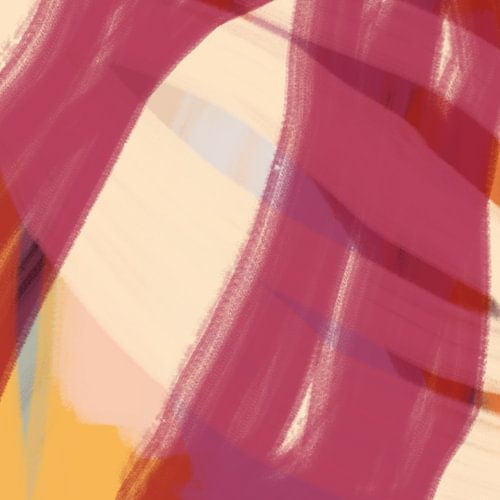 Kleurrijke moderne abstracte kunst in neon- en pastelkleuren nr. 9