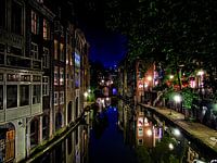 Vanuit de Gaardbrug, richting Maartensbrug, Utrecht.