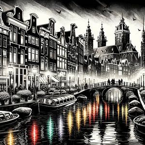 Impression d'artiste d'Amsterdam I