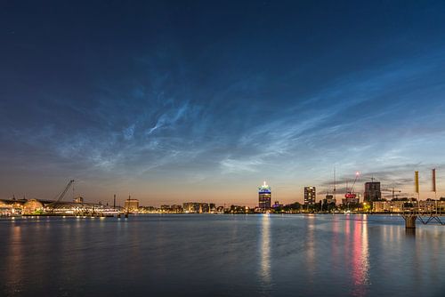 Noctilucent clouds above the IJ