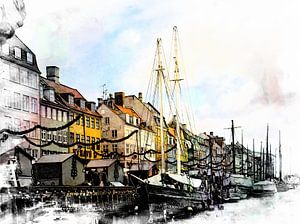 Eindrücke vom Hafen Nyhavn