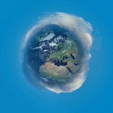 Earth in a cloud by Peter Hermus