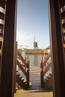 View on the marina in the village center of Heusden.