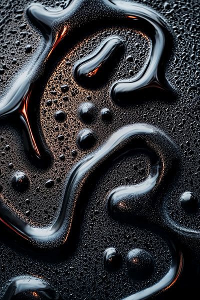 Abstract Alchemy - Black Moove IV by Philippe HUGONNARD