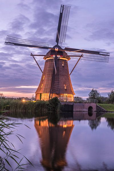 Mühle Kinderdijk Unesco-Welterbe von Alfred Benjamins