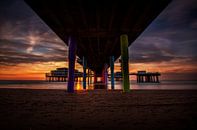Sunset under the pier by Eus Driessen thumbnail