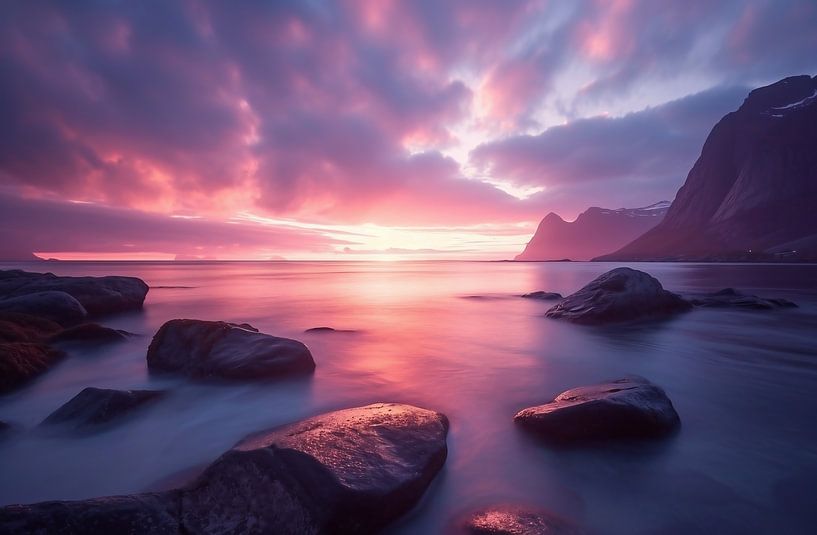 Sonnenuntergang am Atlantik von fernlichtsicht