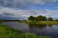 The Vecht near Rheeze in the evening by Bernard van Zwol thumbnail