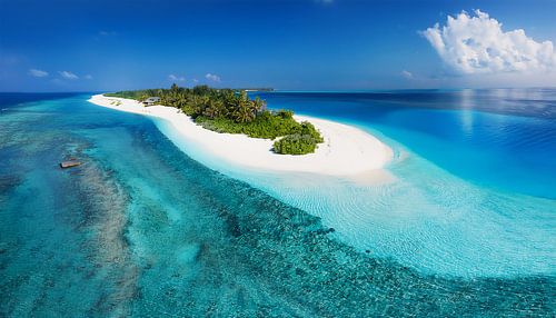 Droomstranden met eiland