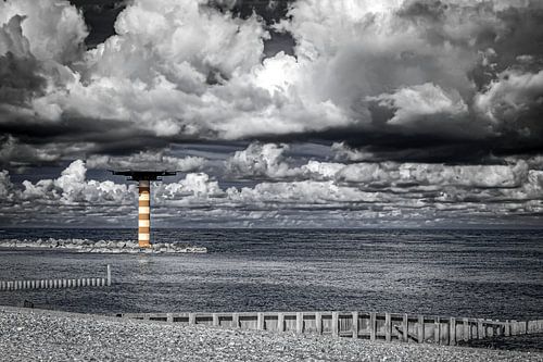 Zeezicht Maasvlakte van Ad Van Koppen Fotografie