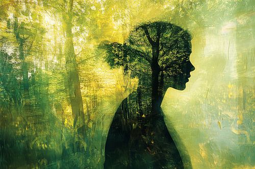 schilderachtig magisch fantasie bos