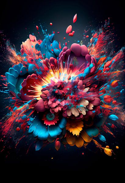 Explosion of flowers. Part 3 by Maarten Knops
