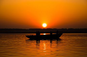 Sunrise Ganges by Sebastian Jansen