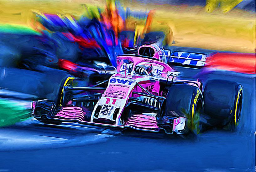 SERGIO PEREZ - British Grand Prix 2018 par DeVerviersBelgium