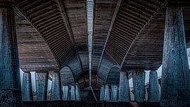 Under the Lek Bridge, Vianen by Arjan Warmerdam