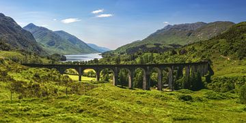 Schotland Glenfinnan Viaduct Panorama van Jean Claude Castor