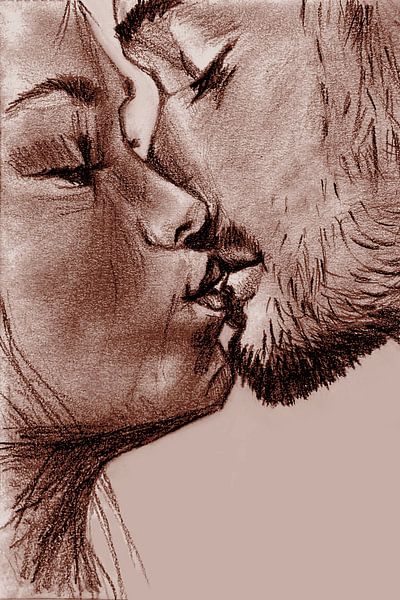 Baiser, expresso par Krista Kitsz Art