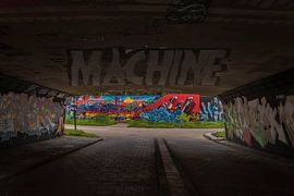 Tunnel mit Graffiti von Ans Bastiaanssen