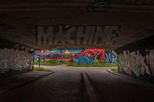 Tunnel mit Graffiti