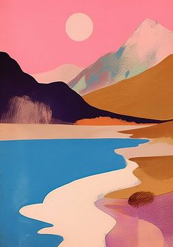 Matisse inspiriert Landschaft von Niklas Maximilian