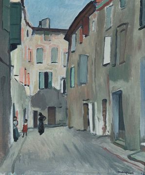 Straat in de Provence, Albert Marquet, 1912 van Atelier Liesjes
