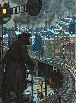 Arbeiterstadt - Hans Baluschek, 1920