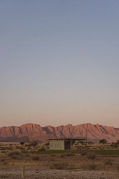 Zonsondergang in Namibië van May Vanhille