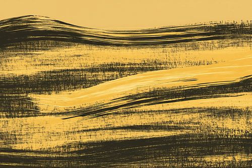 Paysage jaune dynamique