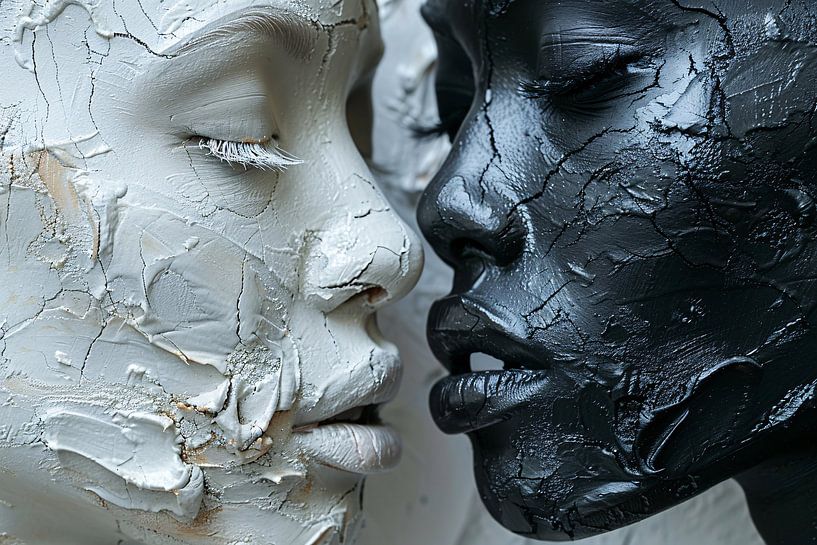 Jeu de textures et d'émotions en monochrome par Art & Soul Creations