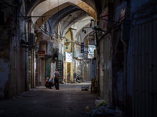 Evening in the bazaar of Esfahan in Iran