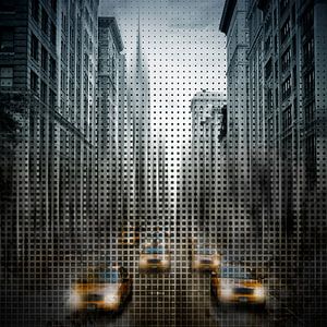 Graphic Art NYC 5th Avenue Traffic V