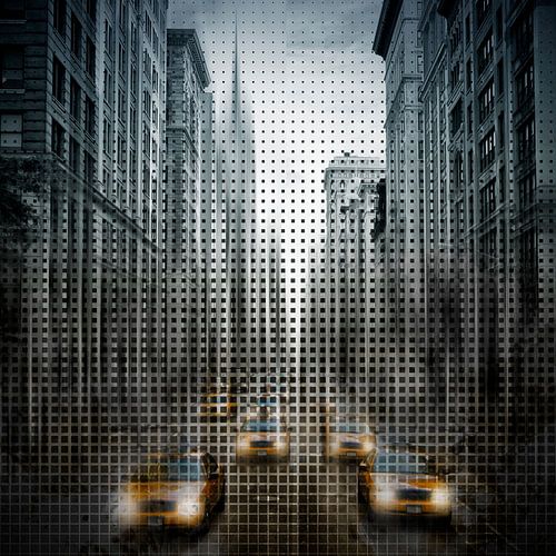 Graphic Art NYC 5th Avenue Traffic V