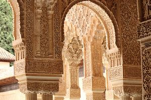 Alhambra Nasrid paleizen 4 van Russell Hinckley