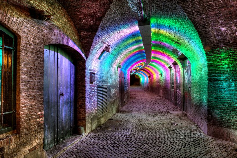 Ganzenmarkt tunnel Utrecht van Dennis van de Water