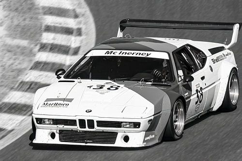 BMW M1 Procar klassieke racewagen