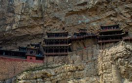 Hangende tempel in Datong, China von Cecile van Essen