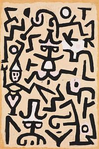 Handzettel der Komödianten, Paul Klee