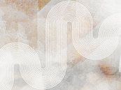 Japandi Regenboog Landschap van Mad Dog Art thumbnail