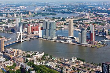 Luftaufnahme Wilhelminapier Rotterdam