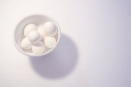 Bowl with eggs by Natasja van Heesch