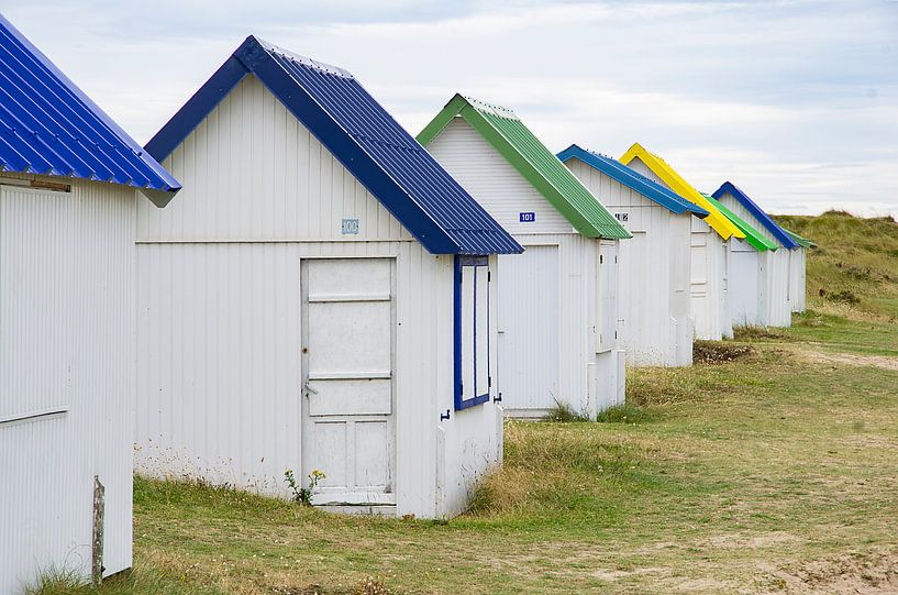 Strandhuisjes van Henk Elshout