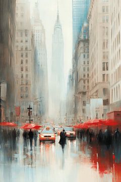 Rainy days in New York City van Studio Allee