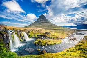 Kirkjufell in Iceland by Dieter Meyrl