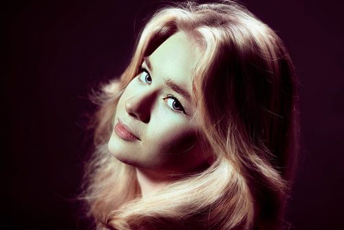 Portrait glam style années 70