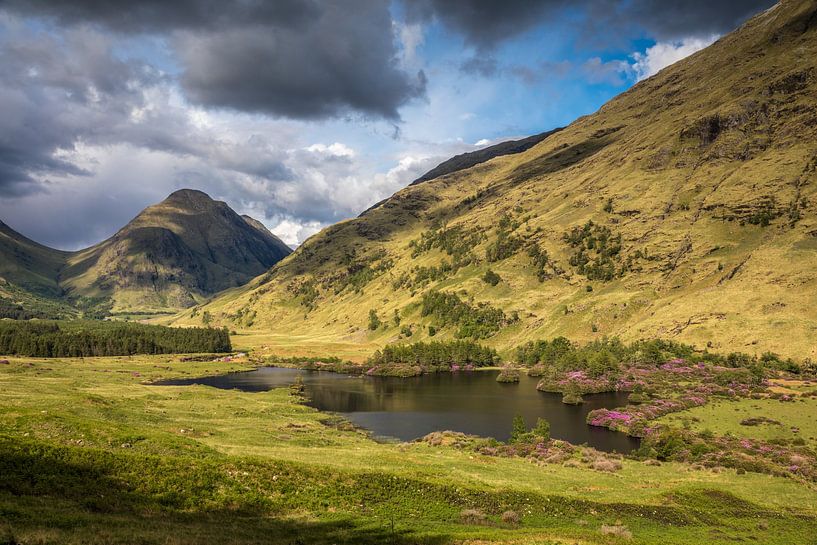 Lochan Urr in Glen Etive van Christian Müringer